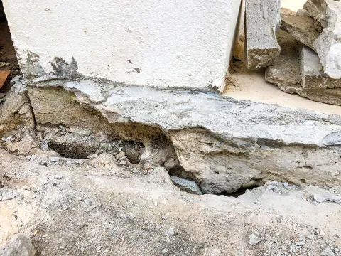 Concrete Slab Foundation Repair in Weatherford, TX — photo 1
