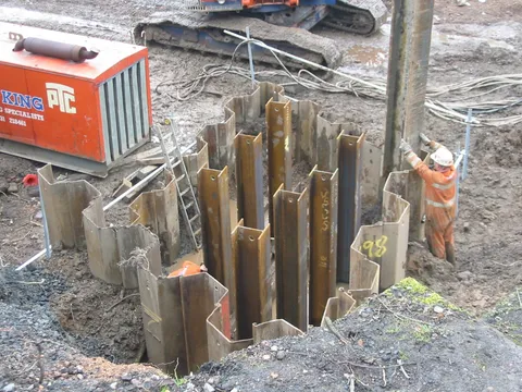 Pressed Steel Pilings in Weatherford, TX — photo 1